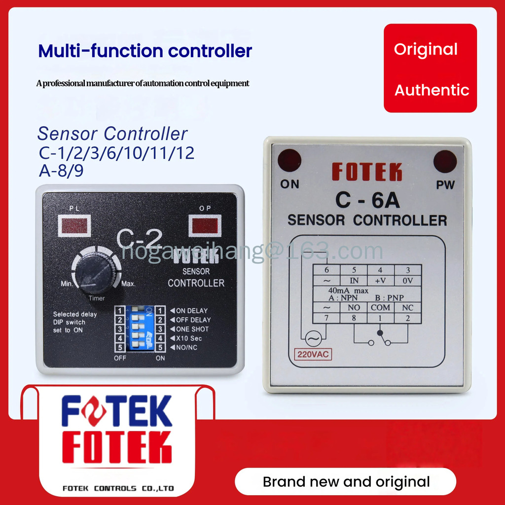 FOTEK ตัวควบคุมเซ็นเซอร์ Proximity switch C-6/220VAC110VZ (พร้อมซ็อกเก็ต)