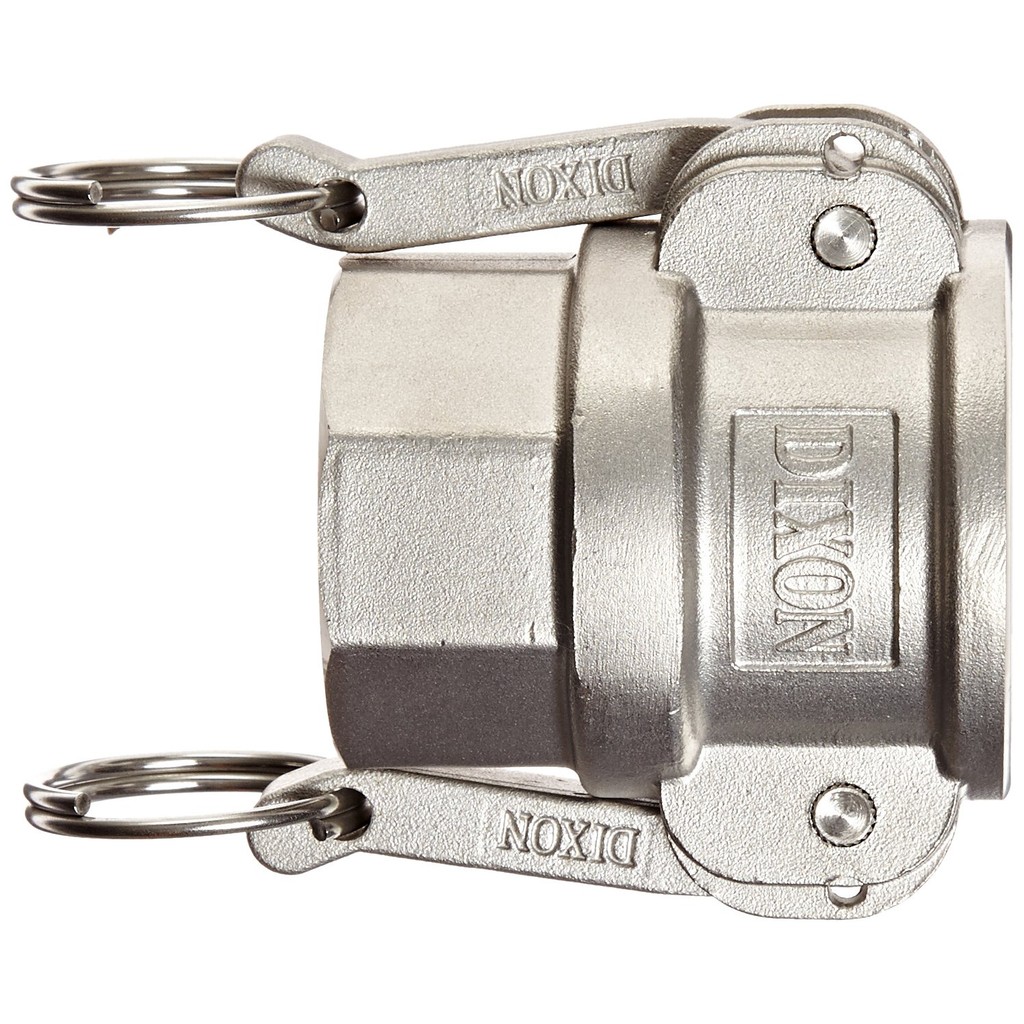 Dixon G125-D-SS การลงทุน Cast สแตนเลส 316 Global Type D Cam และ Groove ท่อข้อต่อ, 1-1/4" ซ็อกเก็ต x 