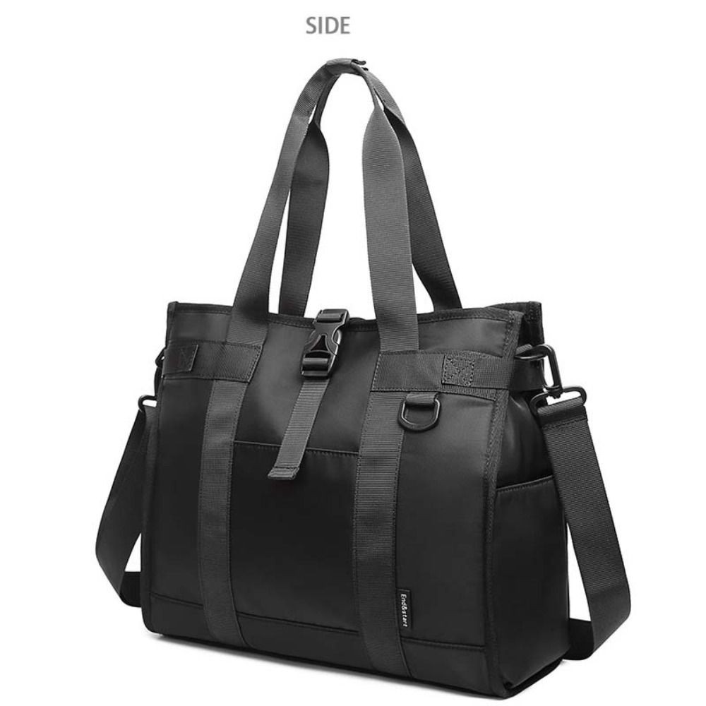 TWINKLE Oxford Briefcase,Multi-functional Solid Color Oxford Crossbody Bag, Stylish Waterproof Large Capacity Portable Men Handbag College Student - รูปที่ 2