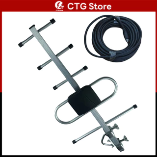เสาอากาศดิจิตอล เสาอากาศภายนอก/ภายใน Td-5E เสาดิจิตอลสามารถ พร้อมสาย rg6 10เมตร เสาอากาศดิจิตอลทีวี
