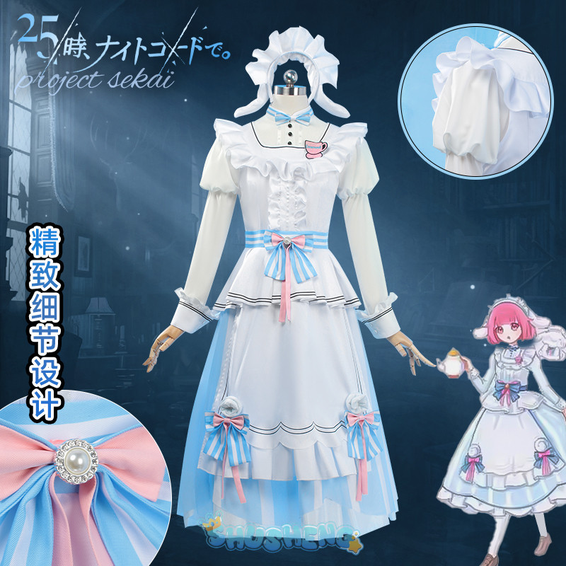 Project Sekai Kage Emu Otori Lolita Dress Emu Otori คอสเพลย์ emu ootori sanrio collab คอสเพลย์