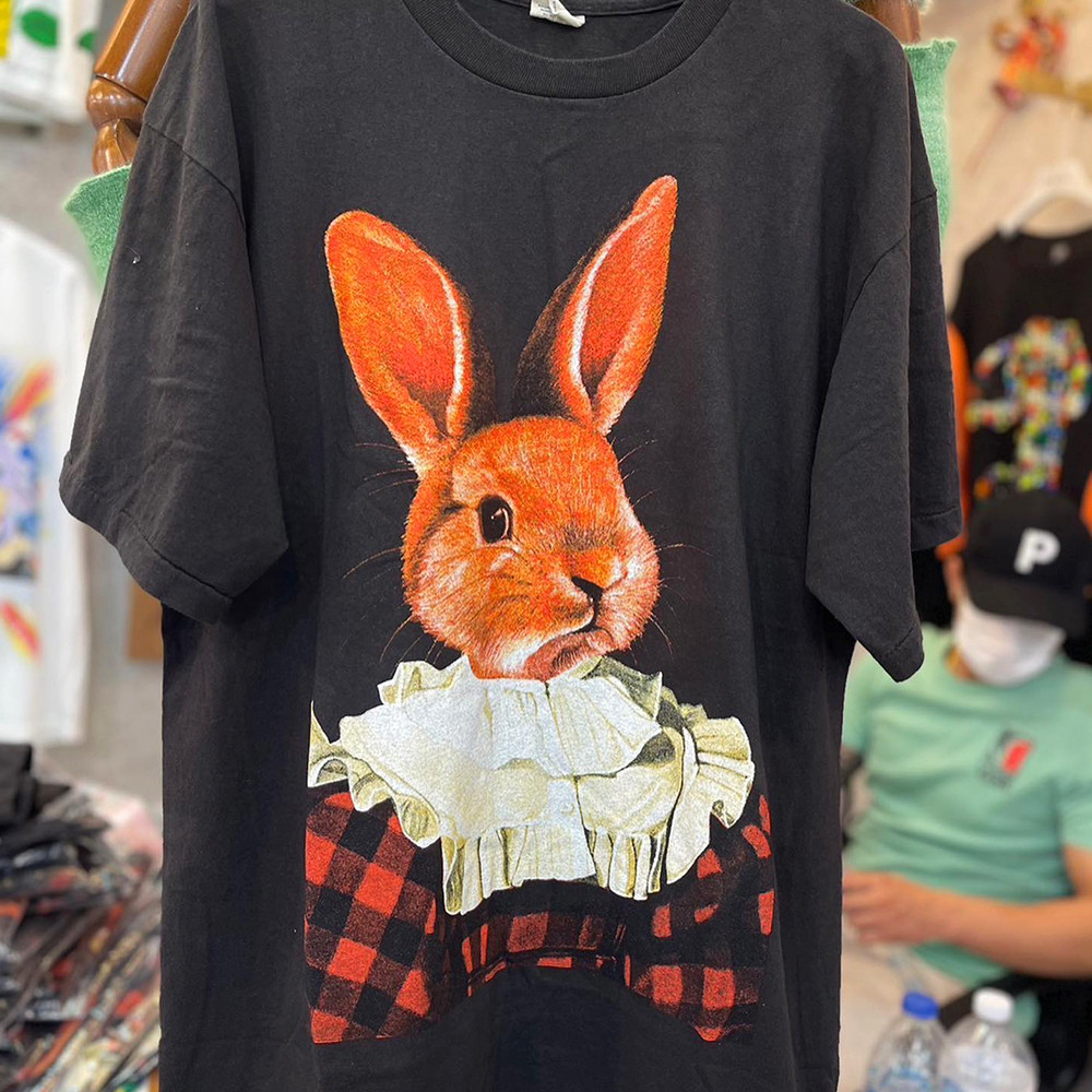 Oldschool Spoof Design All-Match การ์ตูน Graffiti ฤดูร้อนหลวม vibe ผู้ชายผู้หญิงสไตล์เดียวกันเสื้อยืดแขนสั้น