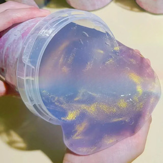 สไลม์ขนาดซุปเปอร์น้ําปลอมขนาด 350 มล. พร้อมสีไล่ระดับดรีมมี่…