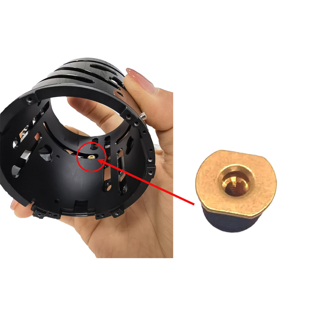 1PCS ซูมภายในกระบอกท่องเที่ยวโพสต์สไลด์บล็อกสกรูแขนทองแดงสําหรับ Sony 24-70GM 24-105GM 16-35GM อะไหล