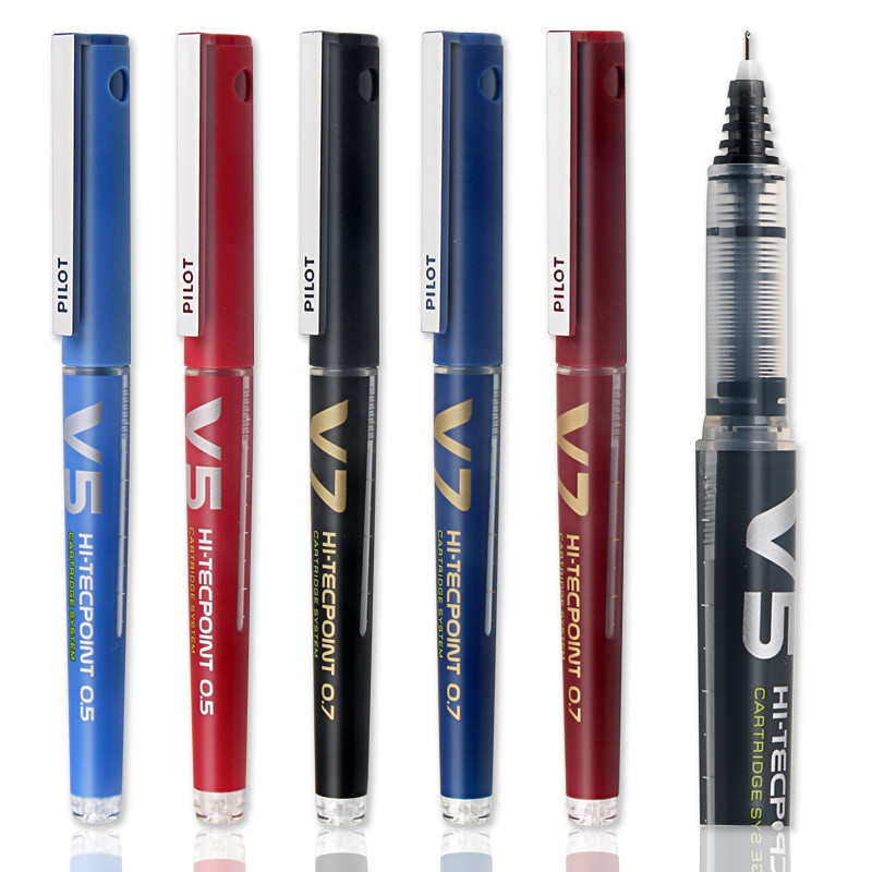 Pilot Japan PIOLT BXC-V5 ปากกาเจล V5 รุ่นอัพเกรด Ink-Replaceable Bile ปากกาสอบ BXC-V7 ปากกาลายเซ็น