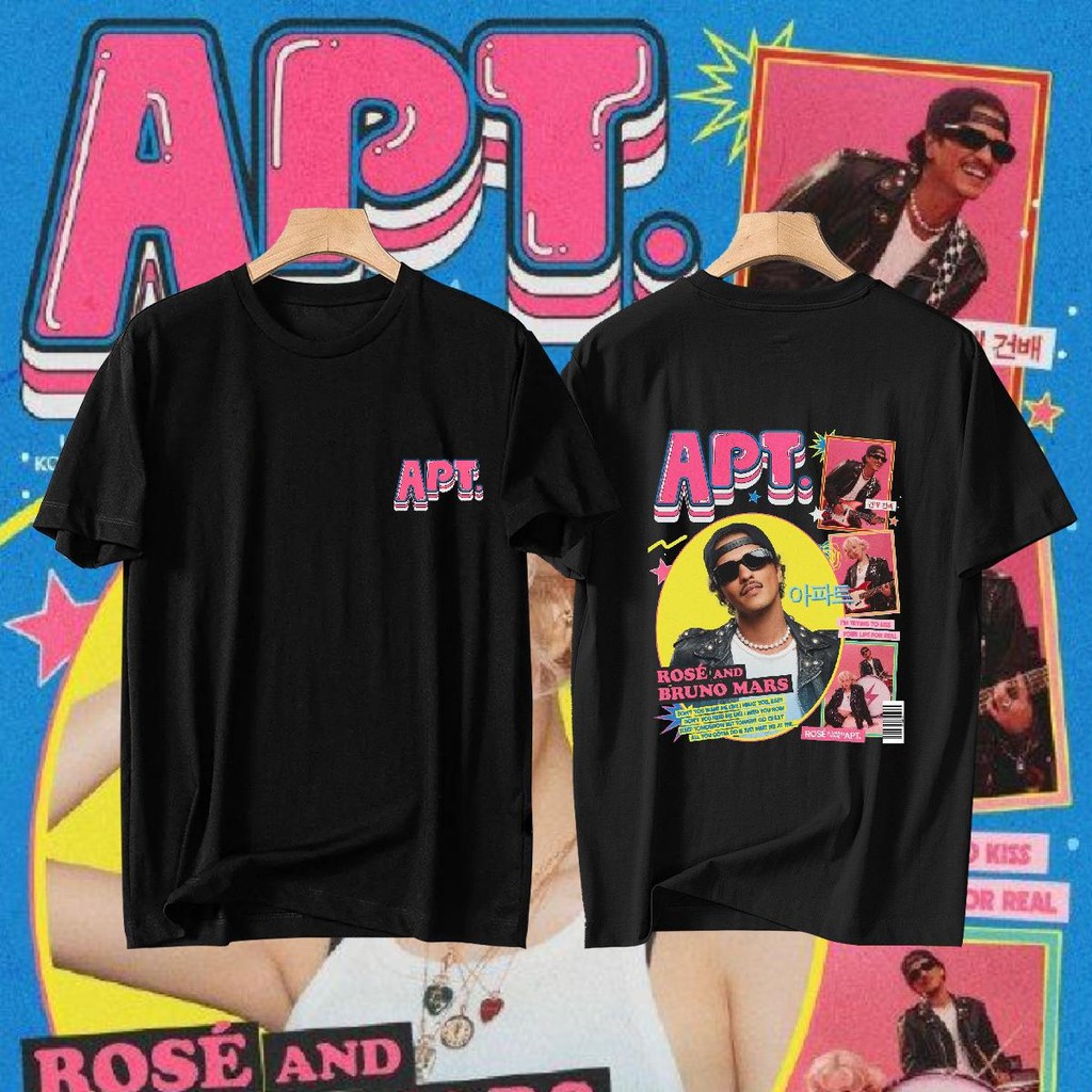 เสื้อ APT Apateu เสื้อยืด Rosé เสื้อ Rose&Bruno เสื้อ Mars และ Rose New Song APT เสื้อ