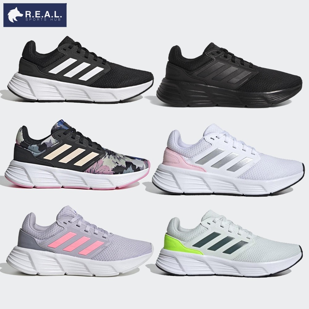โปรโมชั่นแท้ ลด65.-ใส่โค้ดTHIKWX1N [Galaxy6] รองเท้าวิ่งผู้หญิง Adidas รุ่น Galaxy6 [GW3847 GW4131 GX7285 HP2406