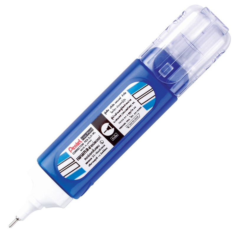 PENTEL ปากกาลบคำผิด รุ่น ZL31-W สีน้ำเงิน ขนาด 12 มล.