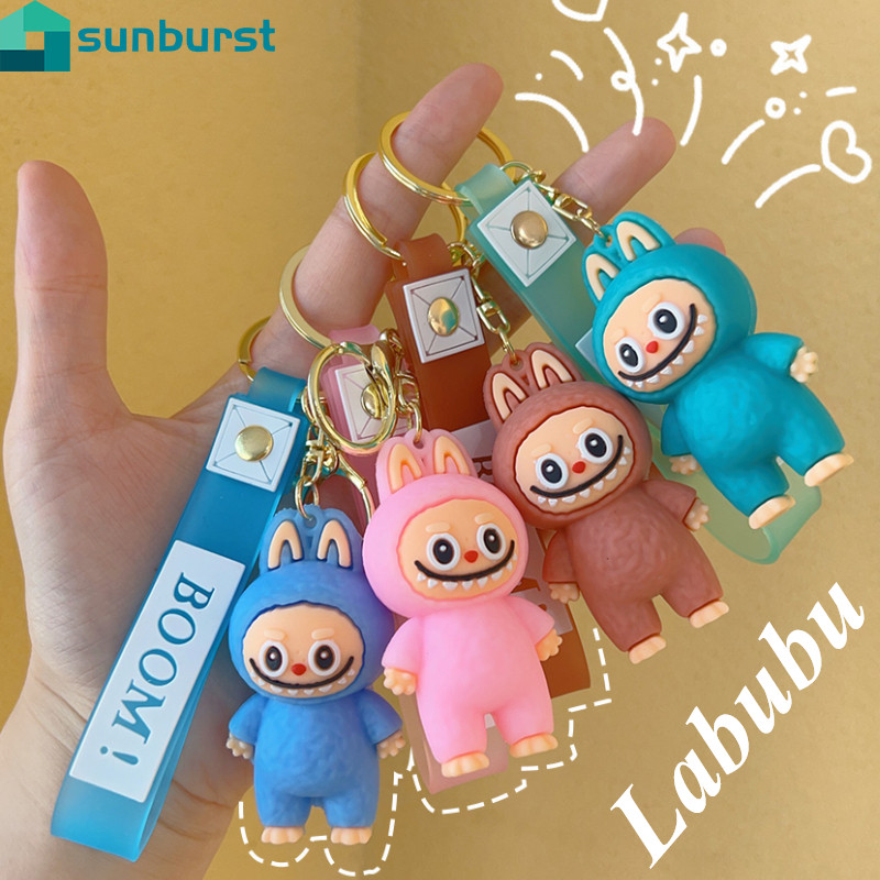 การ์ตูนลาบู จี้ตุ๊กตาพวงกุญแจ-กระเป๋านักเรียนนักเรียนเครื่องประดับ-มอนสเตอร์กระต่ายพวงกุญแจ-ตุ๊กตาแกะน้อยของเล่นของขวัญ-กระเป๋ากุญแจรถตกแต่ง-คู่เสน่ห์ของขวัญเล็กๆ