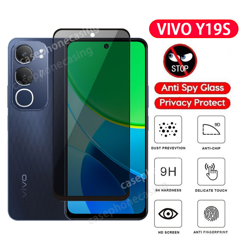 ส่วนตัวแก้วสําหรับVivo Y19s Pro Y19SPro VivoY19s VivoY19sPro 2025 Anti-Spyคลุมทั้งหมดป้องกันหน้าจอAn