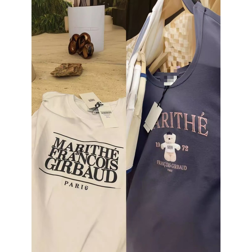 🌈พร้อมส่ง🌈 เกาหลี เสื้อยืดแขนสั้นคอกลมผ้าฝ้ายสำหรับผู้ชาย และผู้หญิงฤดูร้อน