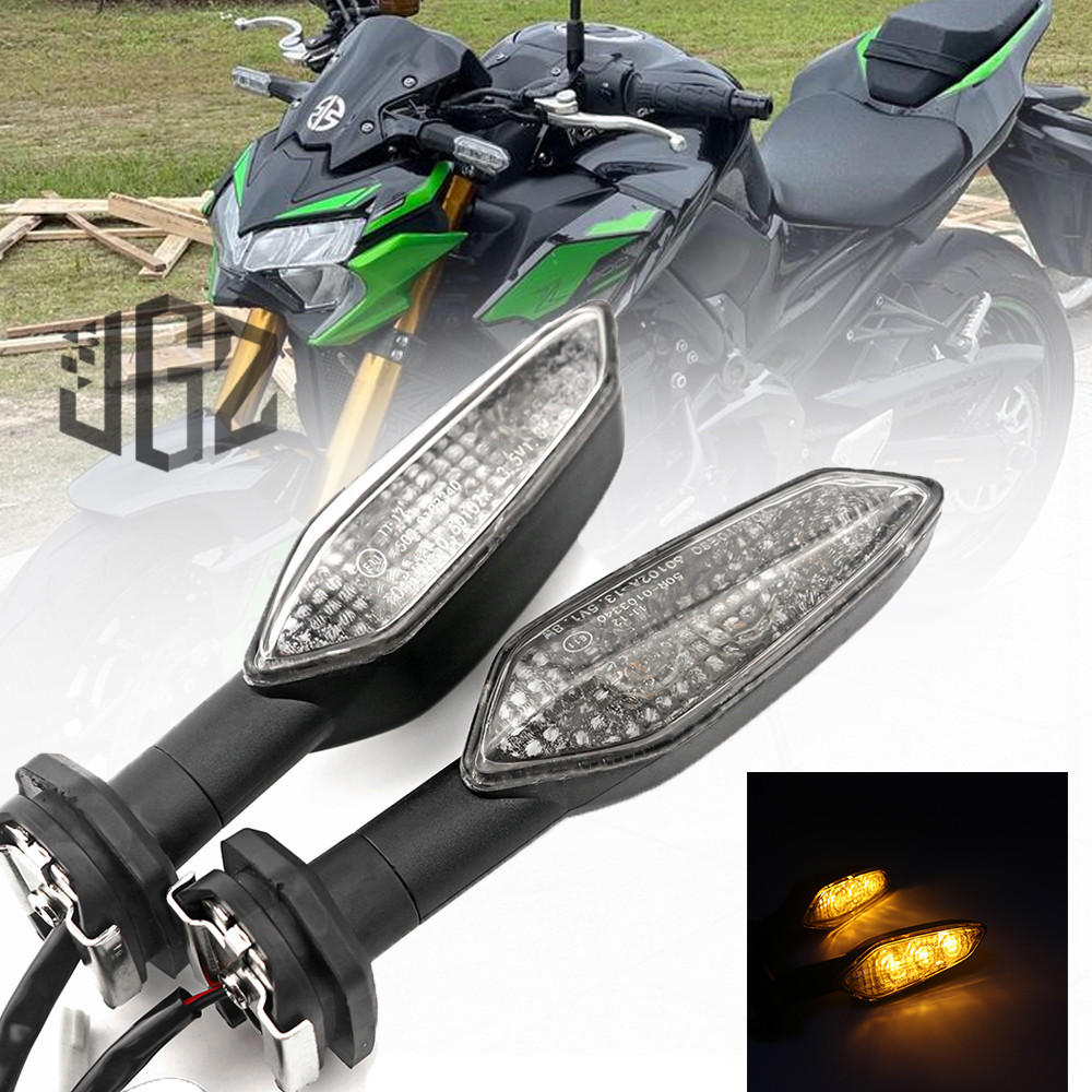 สําหรับ KAWASAKI Z250 Z400 Z650 Z900 Z125 Versys LED ไฟเลี้ยวรถจักรยานยนต์ CE ไฟแสดงสถานะ
