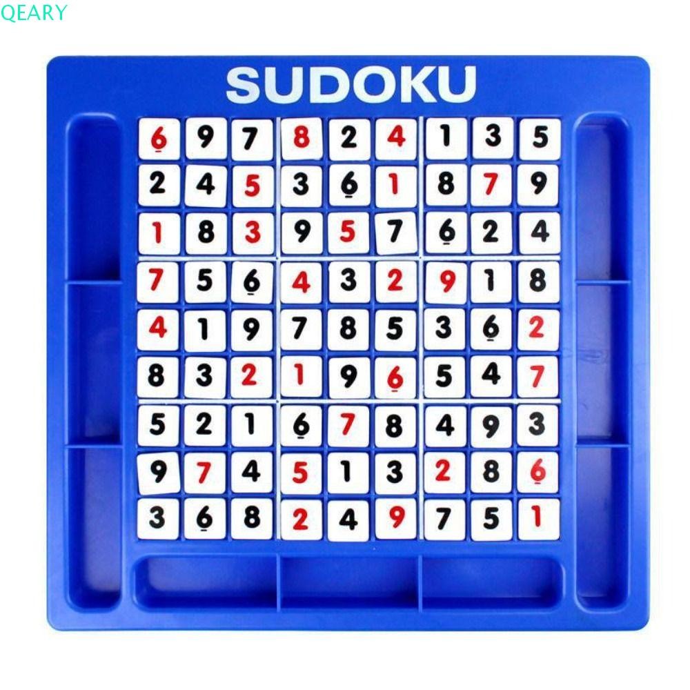 Qeary 1 ชุด Sudoku Crosswords ของเล่น, เก้าตาราง Early Education Sudoku ปริศนาของเล่น,คณิตศาสตร์ Int