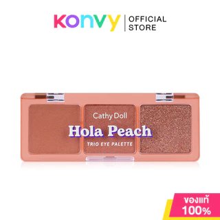 Cathy Doll Cheers Around Trio Eye Palette [2g x 3Colors] เคที่ ดอลล์ พาเลทอายแชโดว์ 3 เนื้อสัมผัสในพาเลทเดียว
