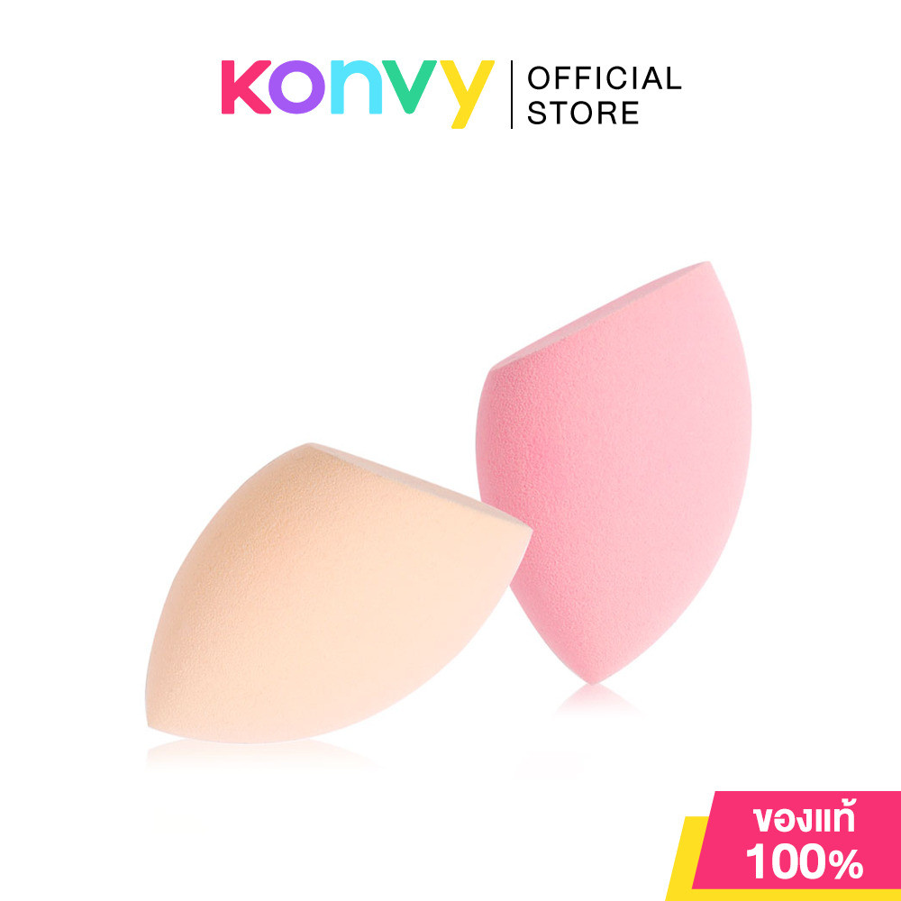 Mei Linda Sugar Sponge Blender [Random 1pc] เมลินดา ฟองน้ำแต่งหน้ารูปทรงไข่ปลายตัด.