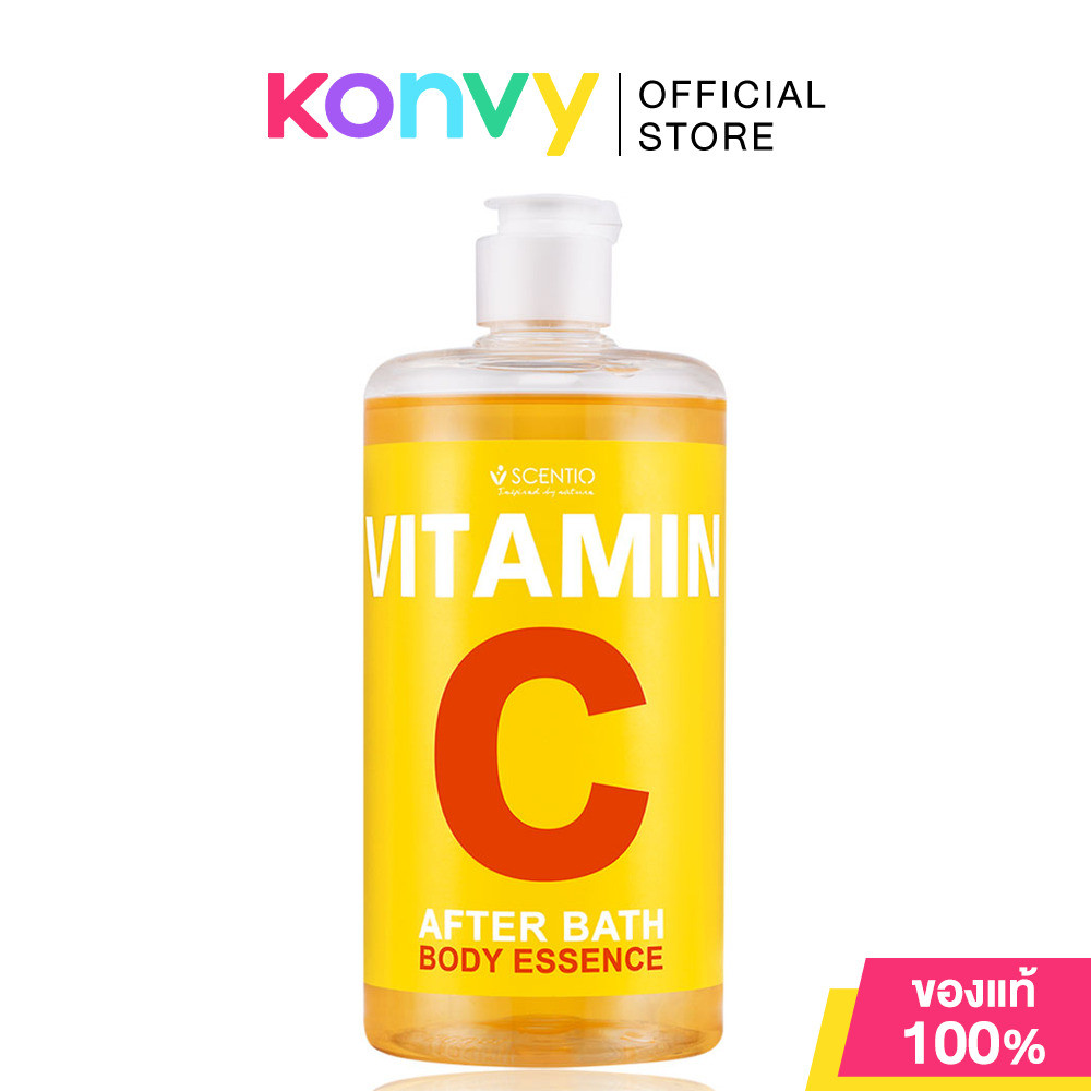 Beauty Buffet Scentio Vitamin C After Bath Body Essence 450ml บิวตี้ บุฟเฟ่ต์ น้ำตบเอสเซนส์วิตามินซี