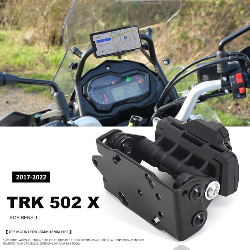 SL Motorcycle Accessories Crossbar Navigation Bracket GPS Smartphone Ø 13/16 mm GPS Mount For Benell