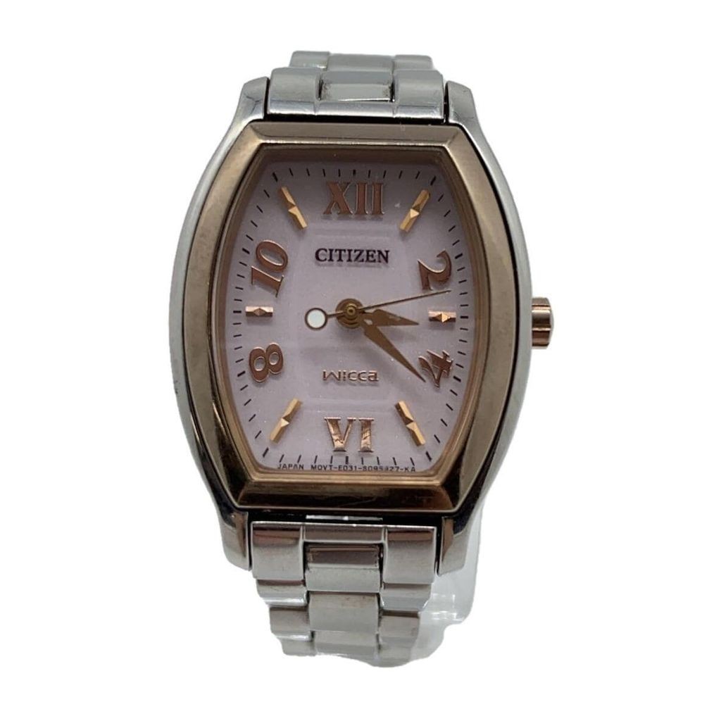 Citizen นาฬิกาผู้หญิง Analog สแตนเลส Pnk E031-S06442 Wicca ส่งตรงจากญี่ปุ่นมือสอง
