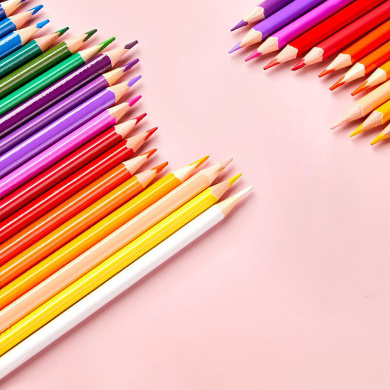 OMC ดินสอสีไม้แท่งยาว ดินสอสีวาดรูป 12/24/36/48 สี รุ่นใหม่ สีสดกว่าเดิม ดินสอสี - รูปที่ 2