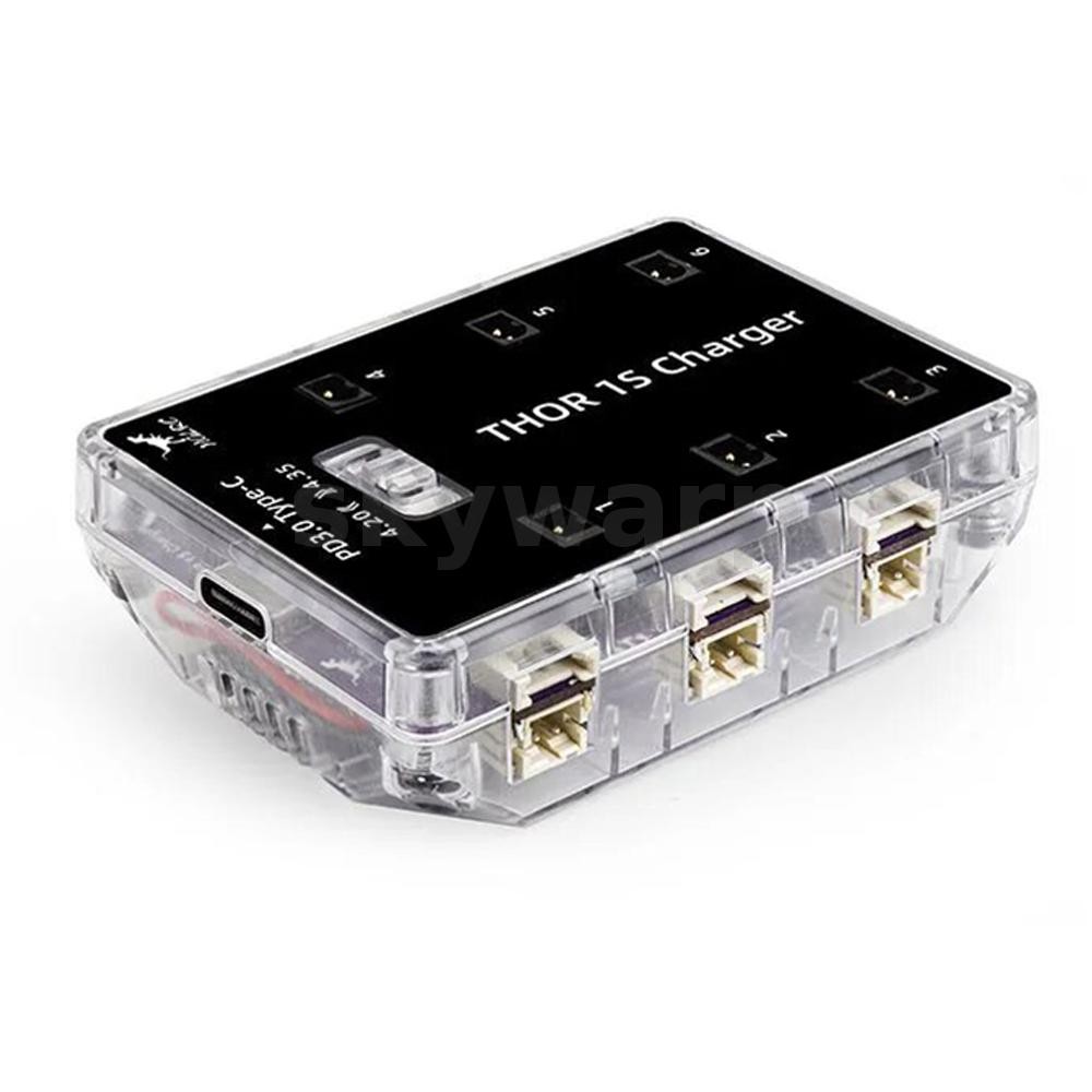 Hglrc Thor 1S Charger V2 Racing Model FPV drone แบตเตอรี่ลิเธียม 6 ทิศทางชาร์จ Charger