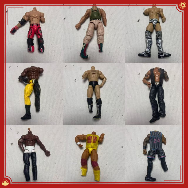 Wwe ตุ๊กตานักมวยปล้ํา Damages the Body 6-7 นิ้วเคลื่อนย้ายได้ Wrestler Doll Body