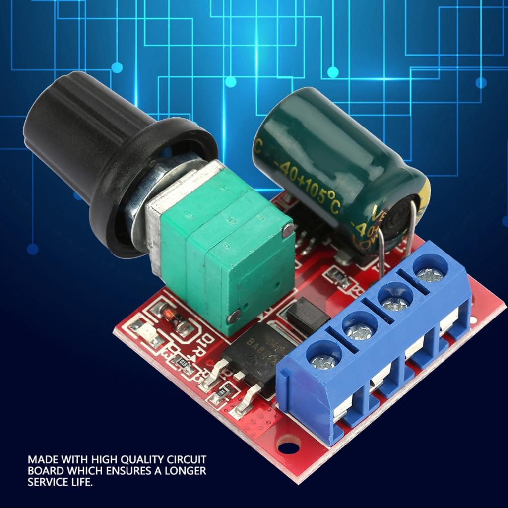 5V-28V PWM DC มอเตอร์ควบคุมความเร็วสวิทช์ควบคุมโวลต์ตัวควบคุม LED Dimmer