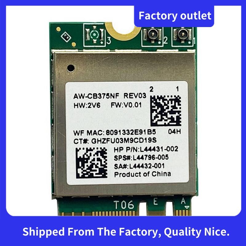 Rtl8822ce 2.4G/5G Dual-Band Gigabit การ์ดเครือข่ายไร้สายในตัวบลูทูธ 5.1 NGFF M.2 การ์ด WiFi สําหรับเ