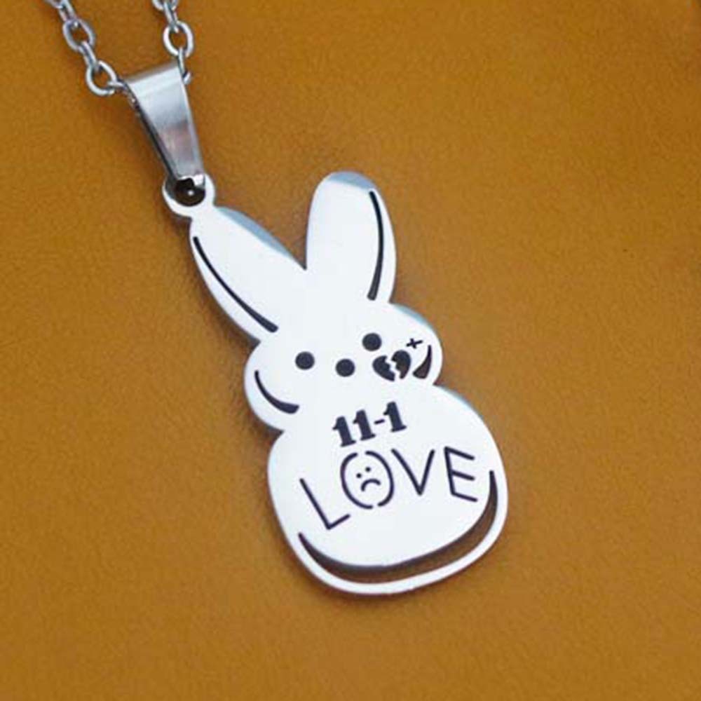 Lil Peep Rapper Love Rabbit สร้อยคอโซ่จี้