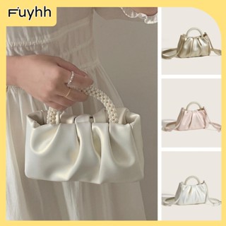 【🔥มาถึงภายใน 3 วัน】กระเป๋าถือประดับมุกขนาดเล็กเข้ากับทุกการแ…