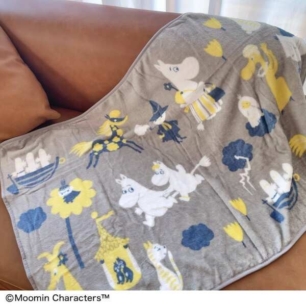 ผ้าปูที่นอน ผ้าห่มนาโน Moomin Coral Velvet Four Seasons Universal ผ้าห่มขนาดเล็กสํานักงานพักกลางวันผ้าห่มผ้าคลุมไหล่เด็กผ้าห่มขนาดเล็ก