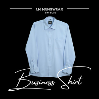 Business Shirt เสื้อเชิ้ต รุ่นบิสเนส โทนสีฟ้า น้ำเงิน กรม ปก…