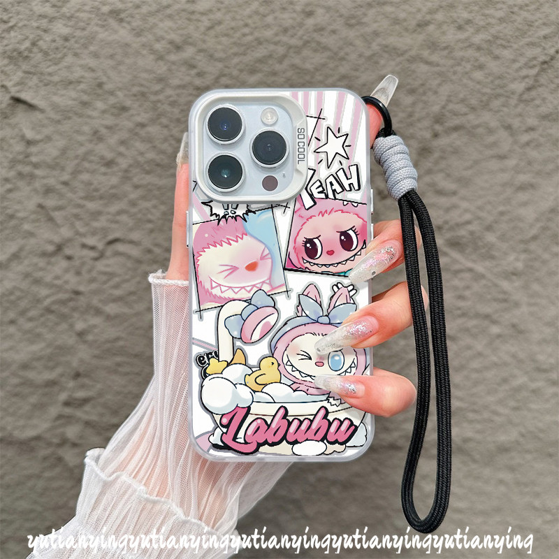 น่ารัก Labubu สําหรับ Realme C15 C53 หมายเหตุ 60 50 C61 C17 C67 C65 C21Y C51 C11 C21 C20 C51s C63 C55 C25 C35 C30 C20A C33i 5i 9i 5i 9i 5i 9i 5i เคส