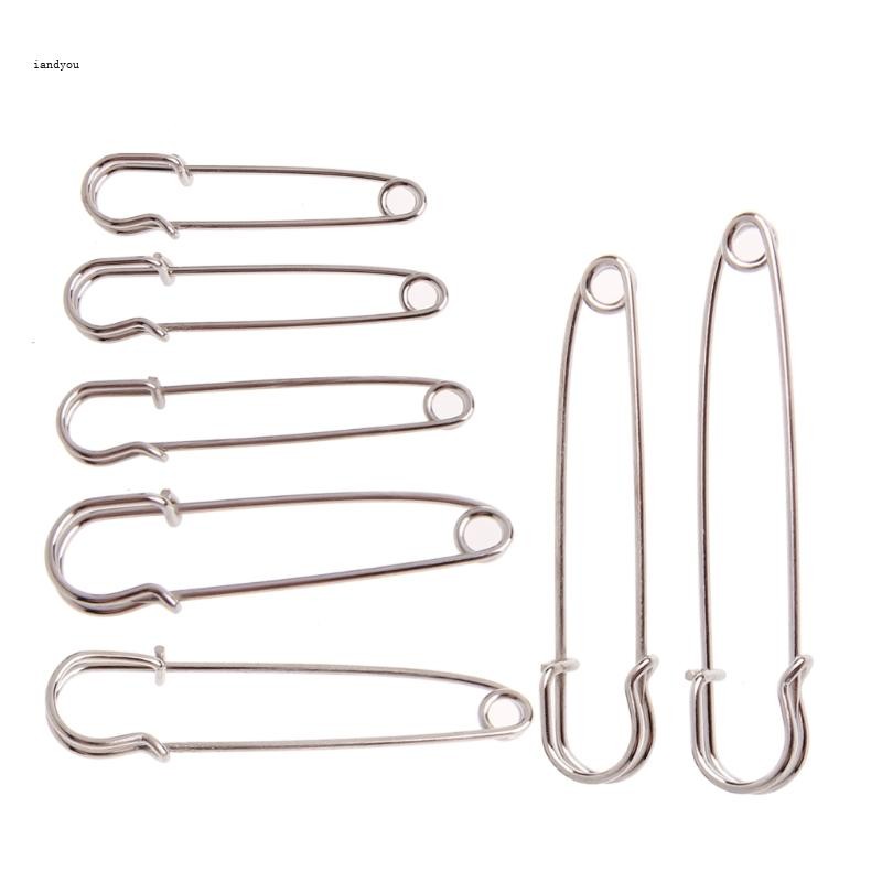 Iny สะดวก Safety Pins DIY เย็บเครื่องมือ 10 ชิ้น Heavy Duty เข็มกลัดทําอุปกรณ์เสริมสําหรับกระโปรงเสื้อกันหนาวผ้าคลุมไหล่