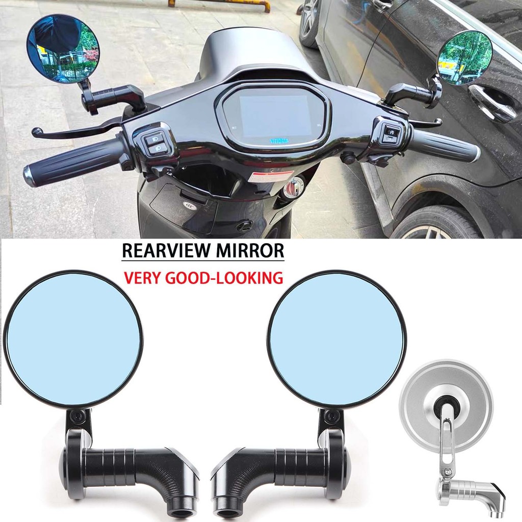 สไตล์ใหม่ rizoma กระจกมองหลังสําหรับ Vespa LX LXV Sprint GTS GTV 50 150 250 300 300ie รถจักรยานยนต์ด้านหลังกระจกมองข้างรอบปรับ