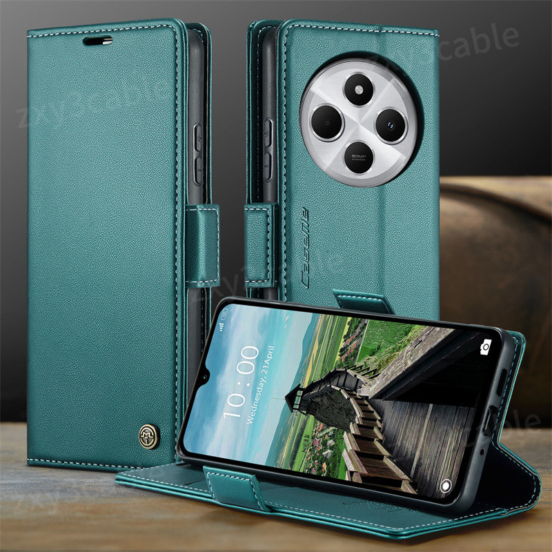 ปลอกสําหรับredmi 14C 14R POCO C75 4G 2024 พลิกกระเป๋าสตางค์หนังแม่เหล็กฝาครอบโทรศัพท์สําหรับRedmi14C 14 C Redmi14R 14 R XiaomiPOCOC75 C 75 ช่องใส่การ์ดกันกระแทกTUP Soft SHELLกรณี