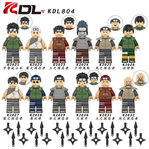 lego ninjago เลโก้ เข้ากันได้กับ LEGO Naruto, Naruto, Uchiha, Suzuki Maitekai, Ebisu Oni Shark Minif