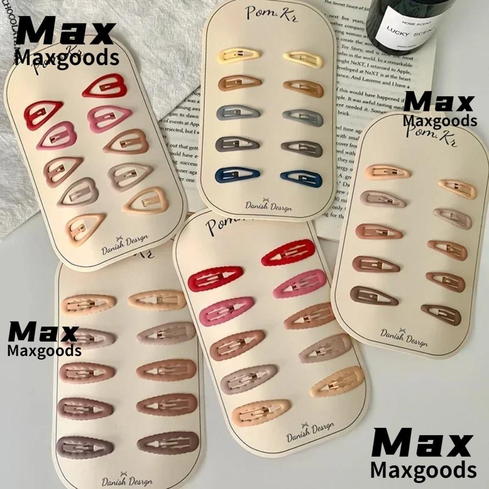 Maxg 10 ชิ้น Star กิ๊บติดผม, สําหรับเด็กทารก Glitter โลหะ Snap BB คลิป, อินเทรนด์ที่มีสีสันเด็กทารกเด็ก Hairclip อุปกรณ์เสริม