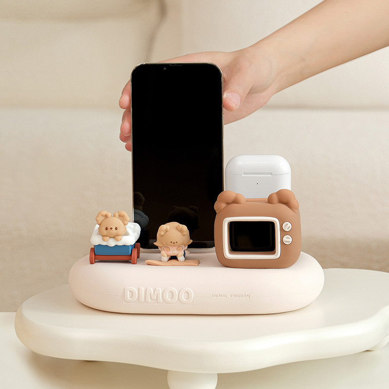 Dimoo Animal Kingdom Series-แท่นชาร์จสามในหนึ่งเดียว
