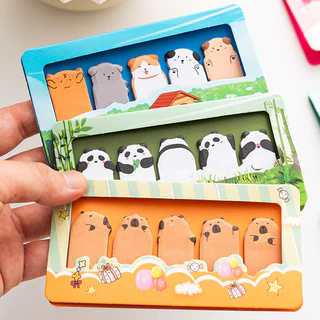 150 แผ่นสัตว์น่ารัก Paradise Seires Sticky Notes นักเรียนแบบพกพา Memo Pad น่ารักสัตว์ Series สติกเกอร์ฉลากกระดาษบันทึก