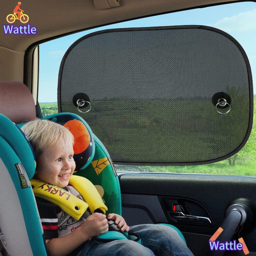 Wattle 2 ชิ้นม่านบังแดดรถยนต์ Universal Reflector อุปกรณ์เสริมหน้าต่างพับ