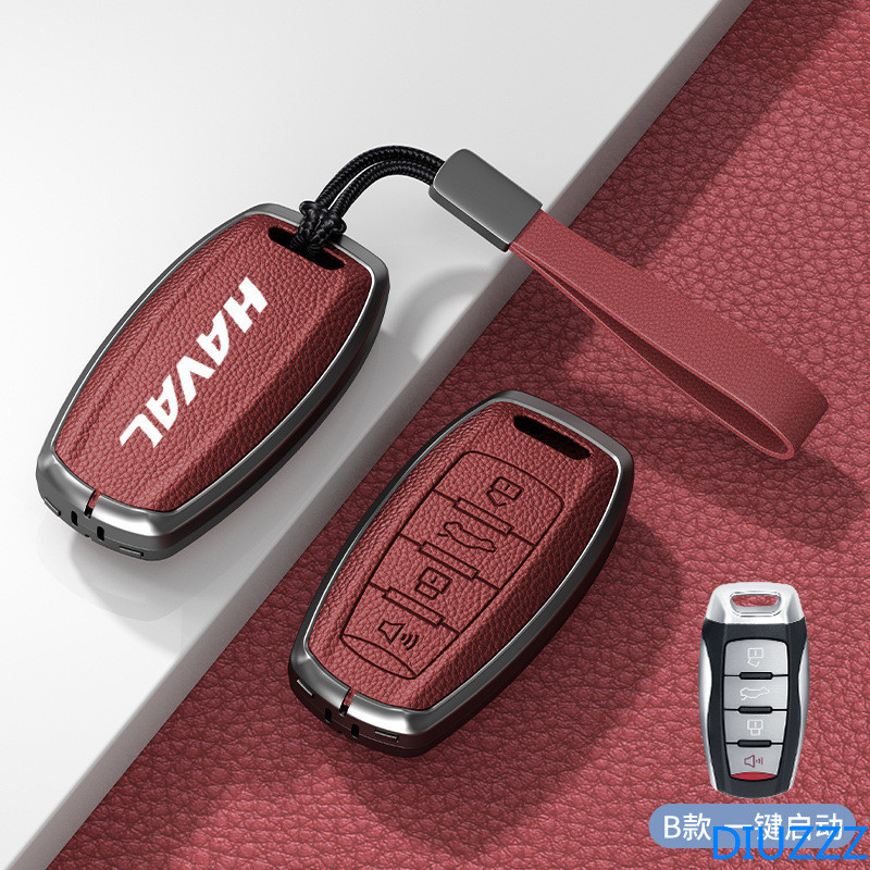 ฝาครอบรถโลหะสําหรับ Great Wall Haval สําหรับ Jolion 2017-2024 H6 H4 H9 H7 F5 F7 F7H F7X H2S Key Shel