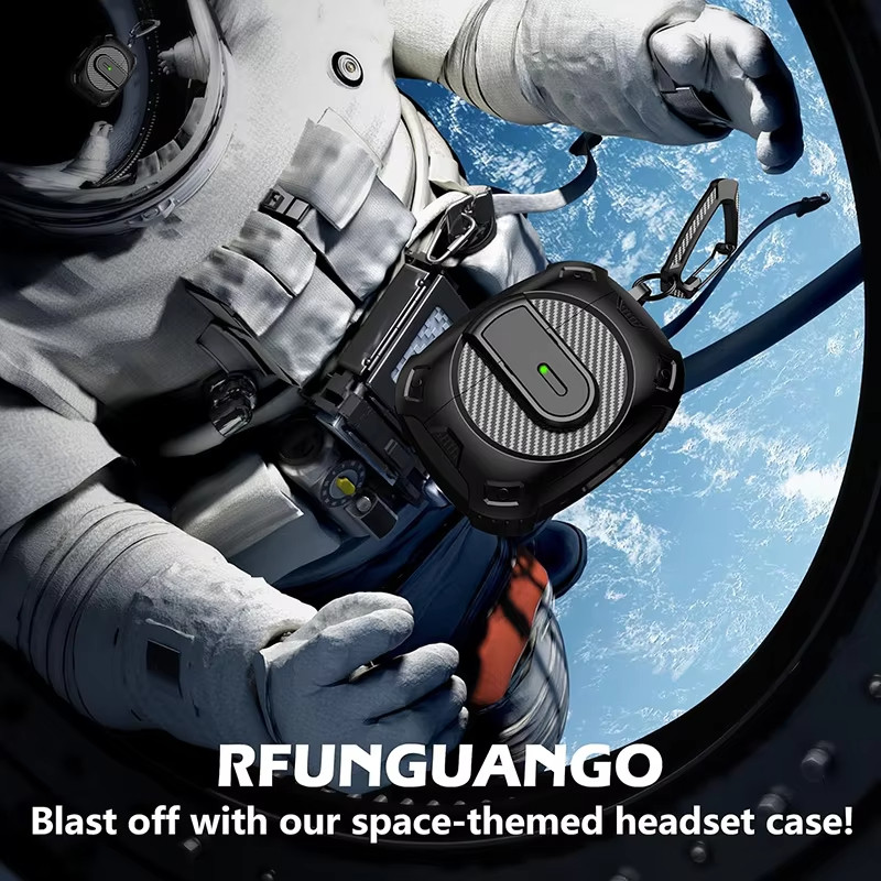 ล็อคความปลอดภัยเกราะสําหรับ แอร์พอด 4 กรณี มือโปร 2 กรณีสนับสนุนไร้สายชาร์จป้องกันกันกระแทกหูฟังสําหรับ แอร์พอด 1 2 3 4 กรณี - รูปที่ 4