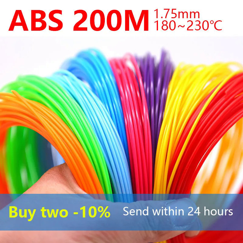 3d pen filamen abs1.75mm abs 3d printing  pen supplies 3 d pens safety plastic  best gift 20color Bu