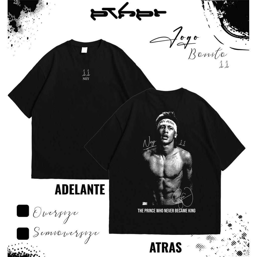 NEYMAR JR V4 VERSION SANTOS เสื้อยืดลายดาวฟุตบอล