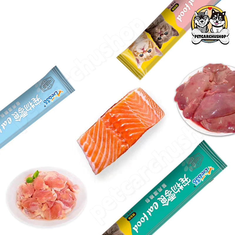 ขนมแมวเลีย 50/100 ซอง รสชาติหลากหลาย thumbnail 8