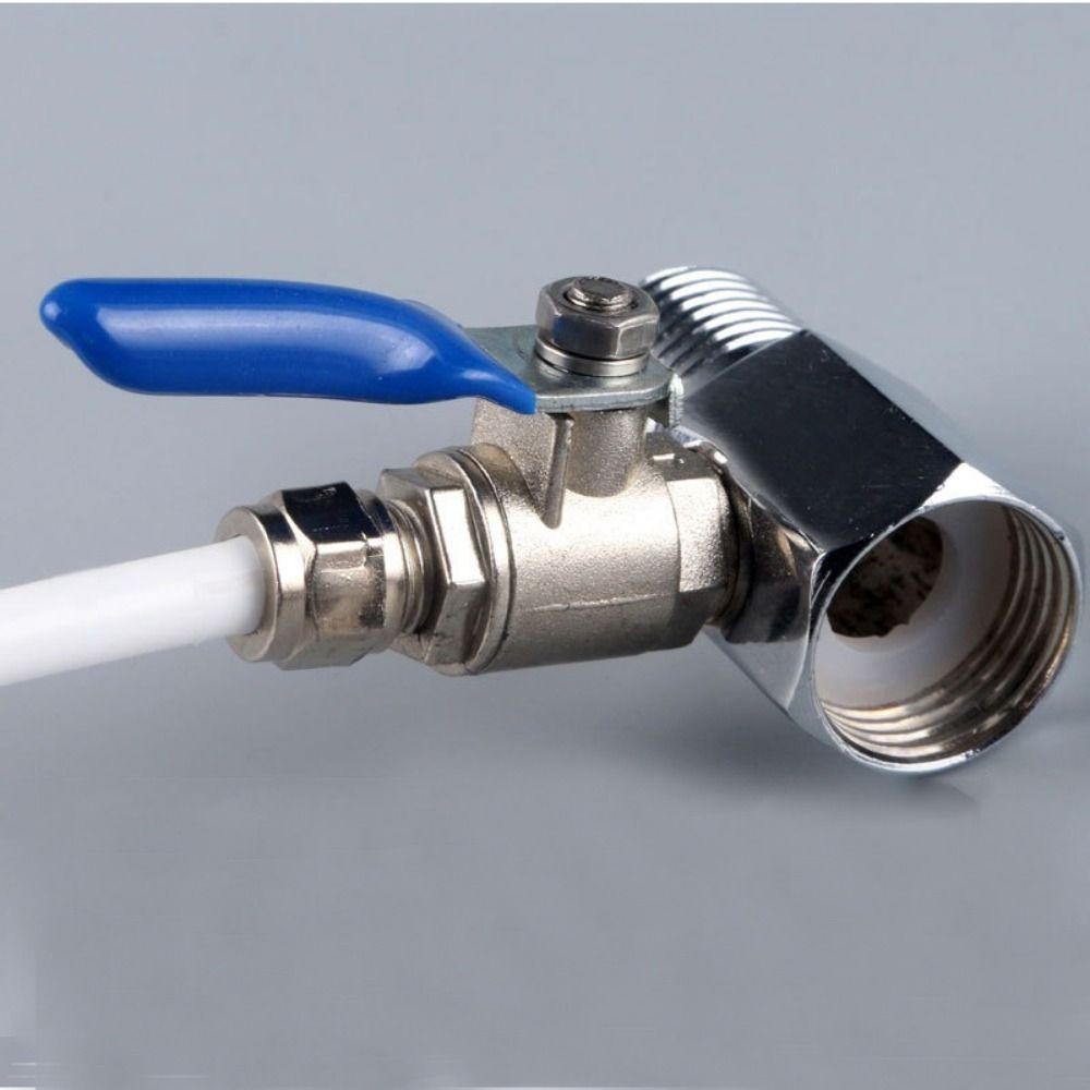 สวิตช์ควบคุมก๊อกน้ํา SUCHENHD, บอลวาล์วเครื่องกรองน้ํา 1/4 1/2'', สวิตช์จับทางเข้า Tee สะดวก Quick Connector Tap - รูปที่ 4