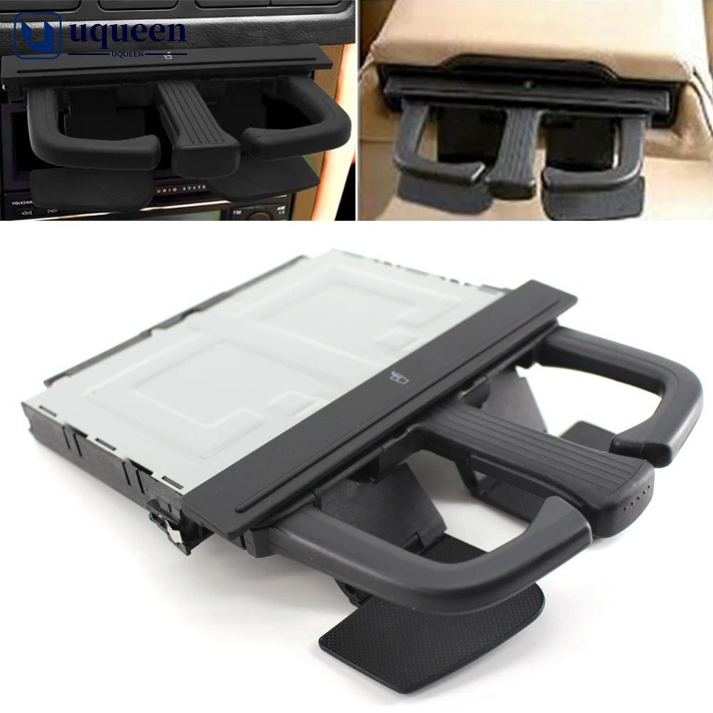 Uqueen ภายในรถถ้วยน้ําพับได้ผู้ถือเครื่องดื่มขวดเครื่องดื่ม Mount สําหรับ VW Jetta Golf 4 Bora MK4 U