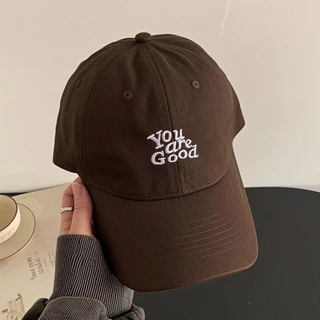 Miss_J พร้อมส่งจากกทม🎀หมวกปักตัวอักษรสไตล์เกาหลี Ins Cap แฟชั่นย้อนยุค