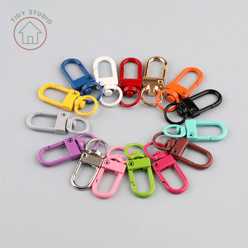 พร้อมส่ง พวงกุญแจตะขอ รูปตัว U สำหรับทำงาน DIY ตะขอแขวนรูปตัวยู