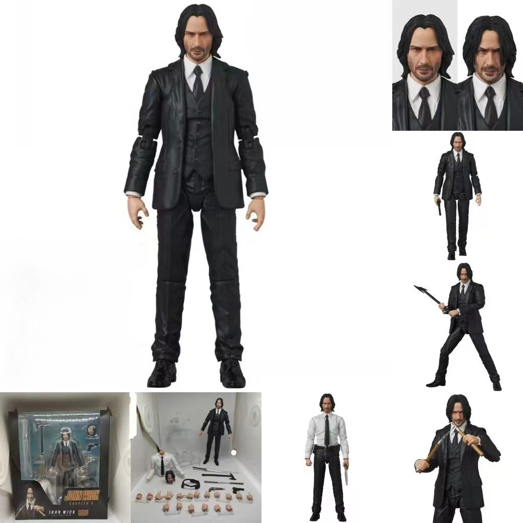 Mafix 212 JOHN WICK Action Figure 16 ซม.อะนิเมะรูปสะสมของเล่นของขวัญ
